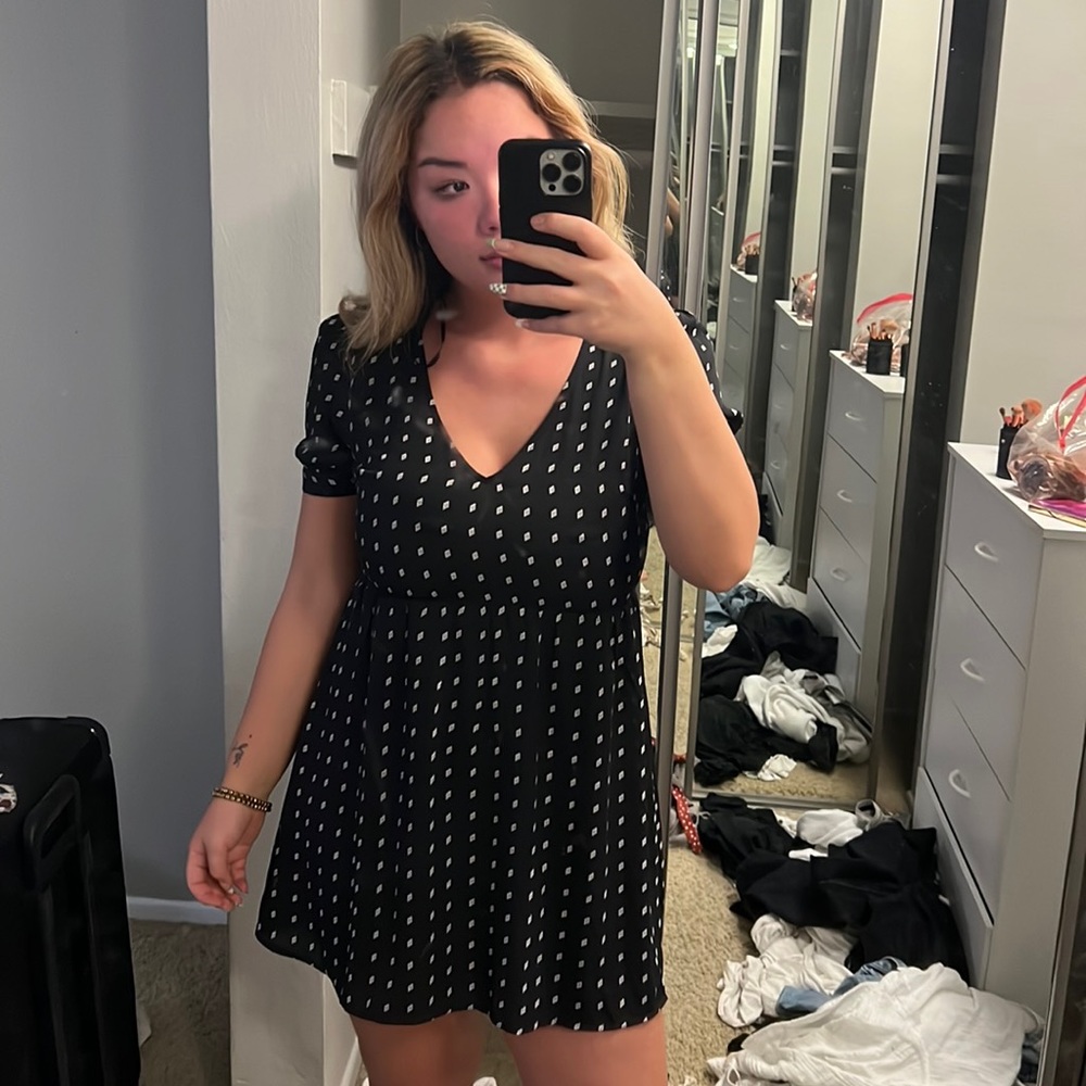 Print Mini Dress